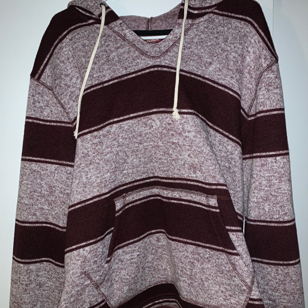 Red and White Sweatshirt